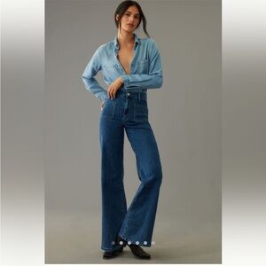 Le Jean Virginia High-Rise Wide-Leg Jean